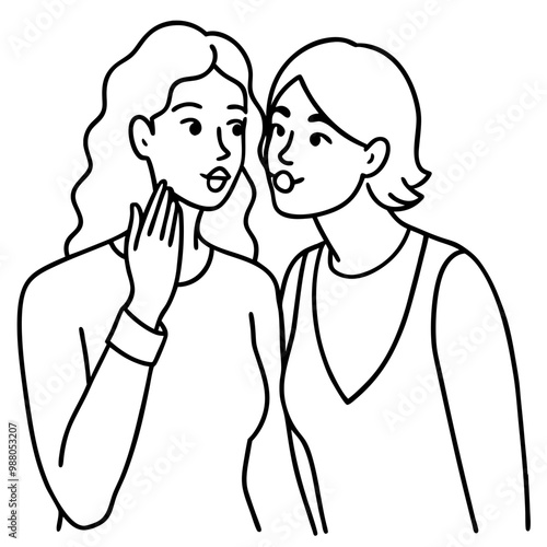 two-women-blow-kiss-and-look-at-screen-wanting-to-