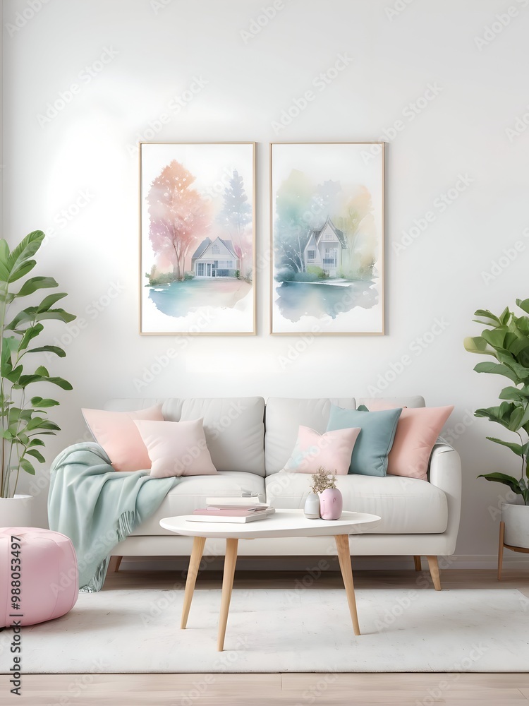 Fototapeta premium Simplicity Cozy Living Room House