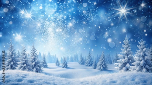 Wallpaper Mural Snow-covered branches and falling snowflakes creating a winter wonderland scene, winter, wonderland, snow, covered, branches Torontodigital.ca