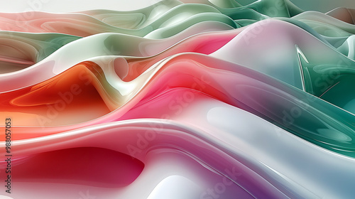 Wallpaper Mural Bright, shiny and futuristic background with rainbow lights. Torontodigital.ca