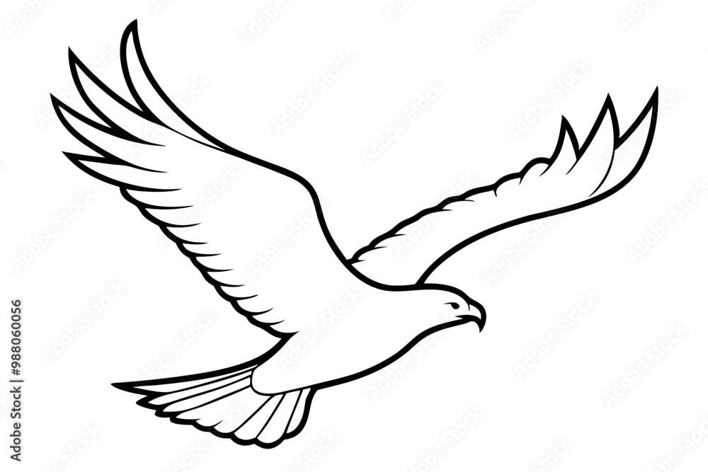 eagle silhouette of a flying bird icon style white background eagle silhouette of a flying bird icon style white background