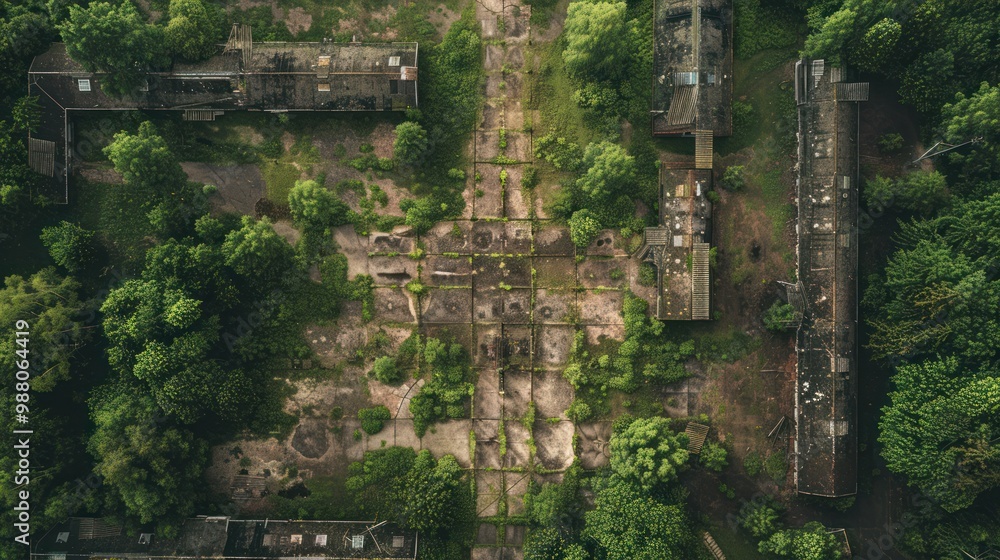 Overgrown Ruins in the Forest Overgrown Ruins in the Forest