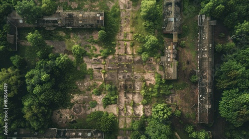 Overgrown Ruins in the Forest