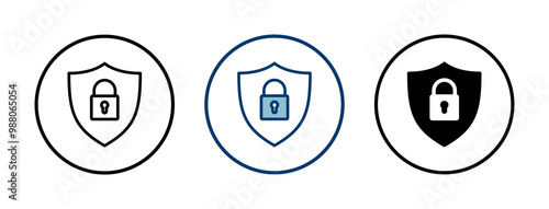 Security icon vector isolated on white background. protection icon. privacy. vpn