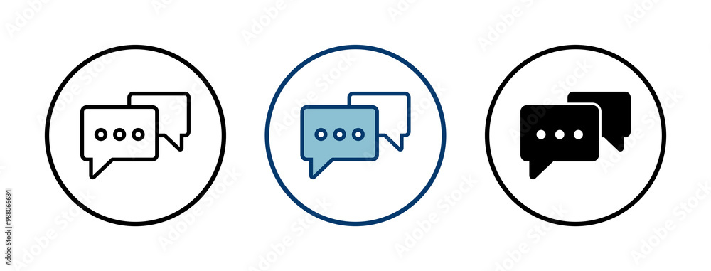 Chat icon vector isolated on white background. Chat vector icon. Speech bubble. message. contact us Chat icon vector isolated on white background. Chat vector icon. Speech bubble. message. contact us