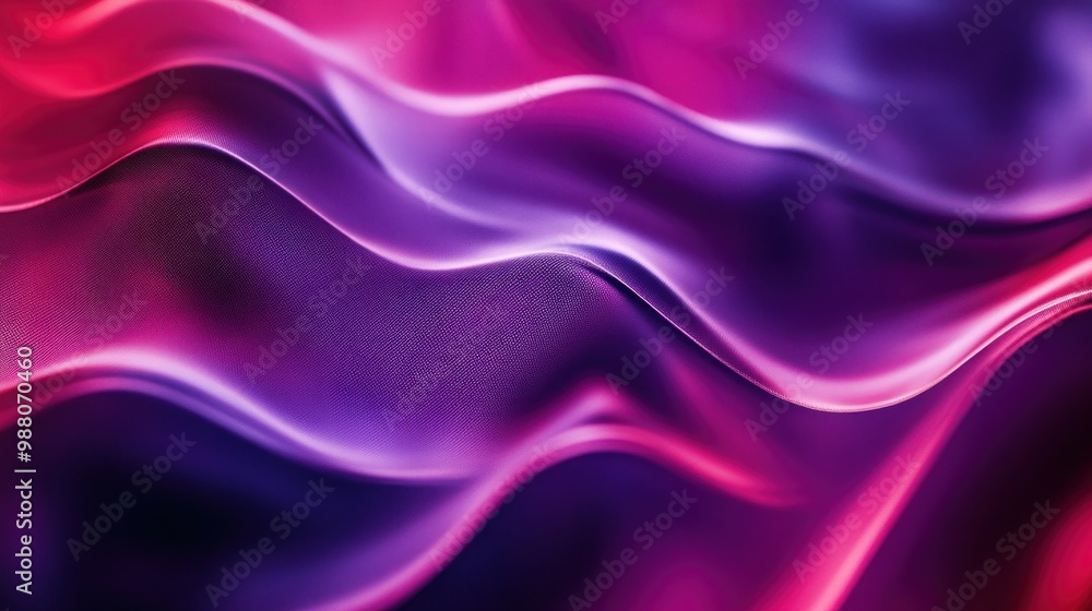 Abstract Waves of Purple and Red Abstract Waves of Purple and Red