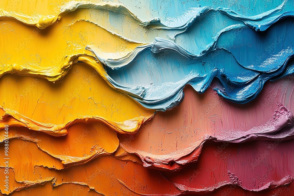 Close-Up of a Vibrant Textured Colorful Surface Showcasing Rich Hues and Intricate Patterns Close-Up of a Vibrant Textured Colorful Surface Showcasing Rich Hues and Intricate Patterns