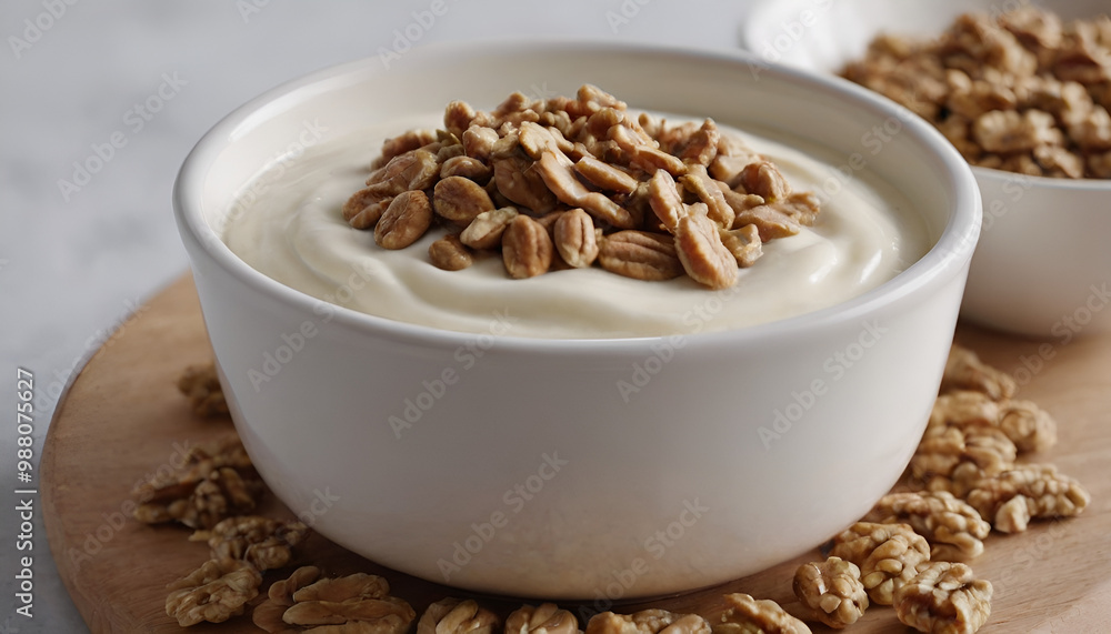 greek yogurt with granola on top greek yogurt with granola on top