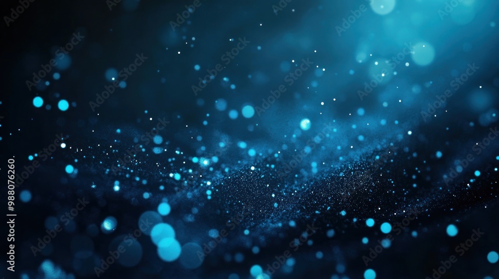 Abstract Blue Glitter Background Abstract Blue Glitter Background