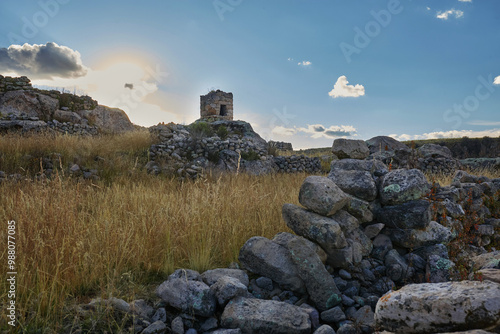 old castle in the mountains