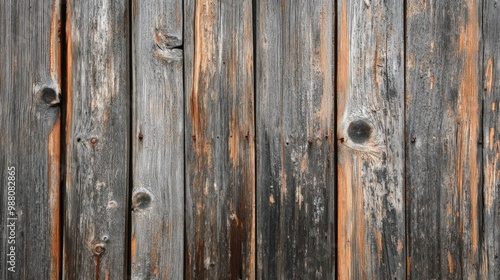 Wallpaper Mural Weathered wooden planks in vertical rows forming a rustic background. Torontodigital.ca