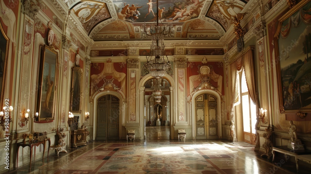 custom made wallpaper toronto digitalMagnificent Interior of a Grand Palace