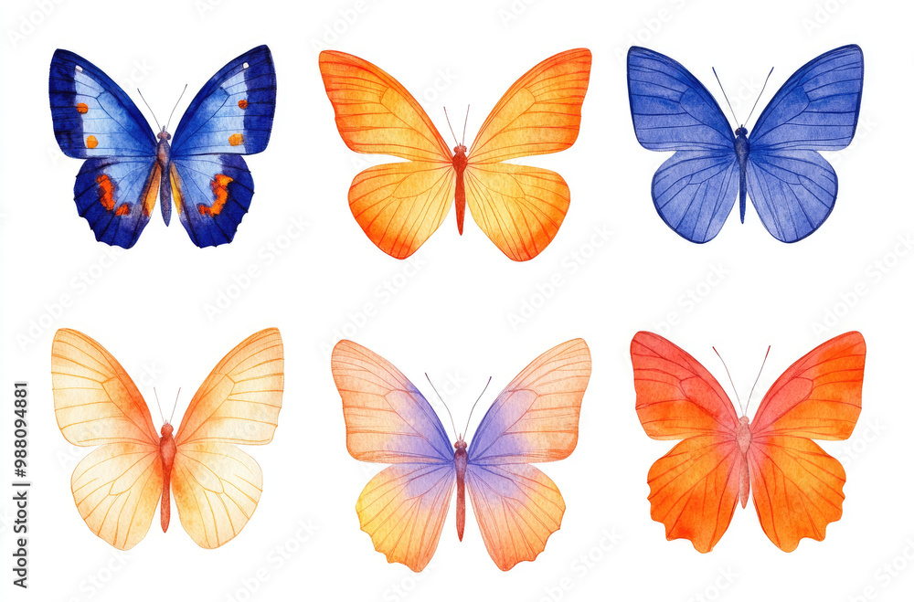 A Range of Butterflies in Assorted Forms for a Minimalistic and Elegant Nature Design A Range of Butterflies in Assorted Forms for a Minimalistic and Elegant Nature Design