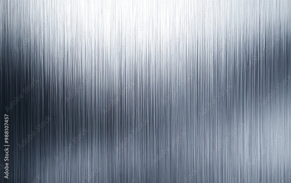 Sleek Brushed Steel Texture with Subtle Reflections and Vertical Lines in Cool Grey Sleek Brushed Steel Texture with Subtle Reflections and Vertical Lines in Cool Grey