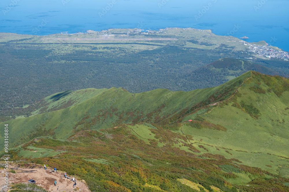 Fototapeta premium 利尻山から見た風景
