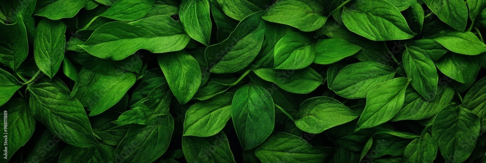 Lush Green Foliage Texture - A vibrant and natural backdrop featuring a close-up of overlapping green leaves, symbolizing growth, nature, freshness, vitality, and abundance. Lush Green Foliage Texture - A vibrant and natural backdrop featuring a close-up of overlapping green leaves, symbolizing growth, nature, freshness, vitality, and abundance.