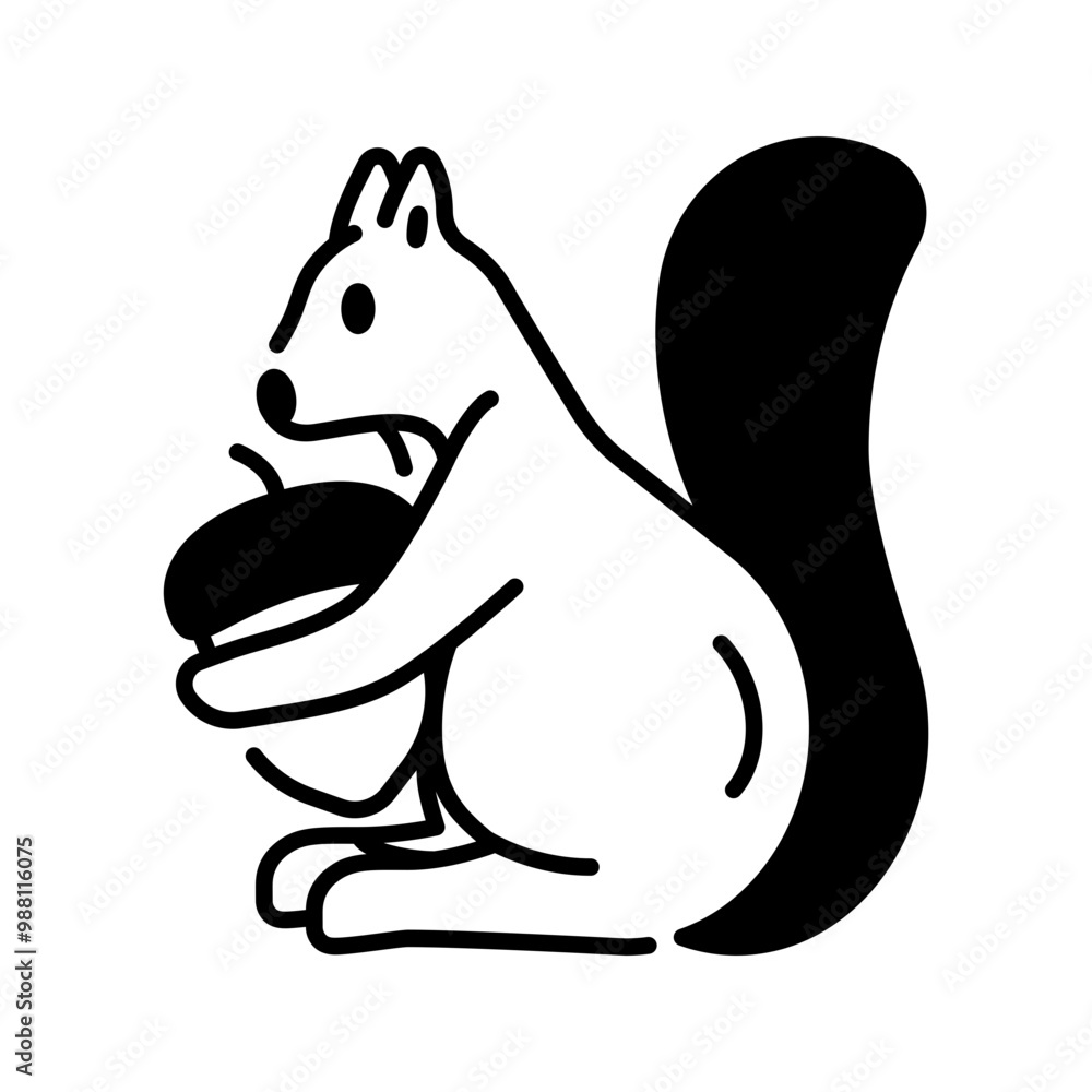 Squirrel icon. squirrel, animal, wildlife, nature, forest, rodent, fauna, wild, autumn, mammal Squirrel icon. squirrel, animal, wildlife, nature, forest, rodent, fauna, wild, autumn, mammal
