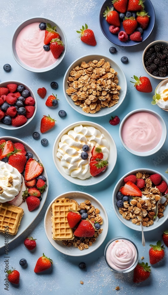 ai mousse yogurt parfaits top belgian view granola fruit delicious strawberry tasty biscuits ice fresh desserts cream plate cheesecake berries waffles set generate meal food cheesecake chocolate ai mousse yogurt parfaits top belgian view granola fruit delicious strawberry tasty biscuits ice fresh desserts cream plate cheesecake berries waffles set generate meal food cheesecake chocolate