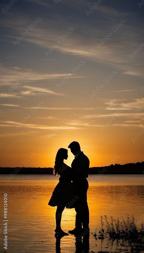 silhouettes sunset loving sun kissing romance silhouette couple love man sunset woman heterosexual beach young landscape sunlight 2 day adult male dating female lip gold human honeymoon activity