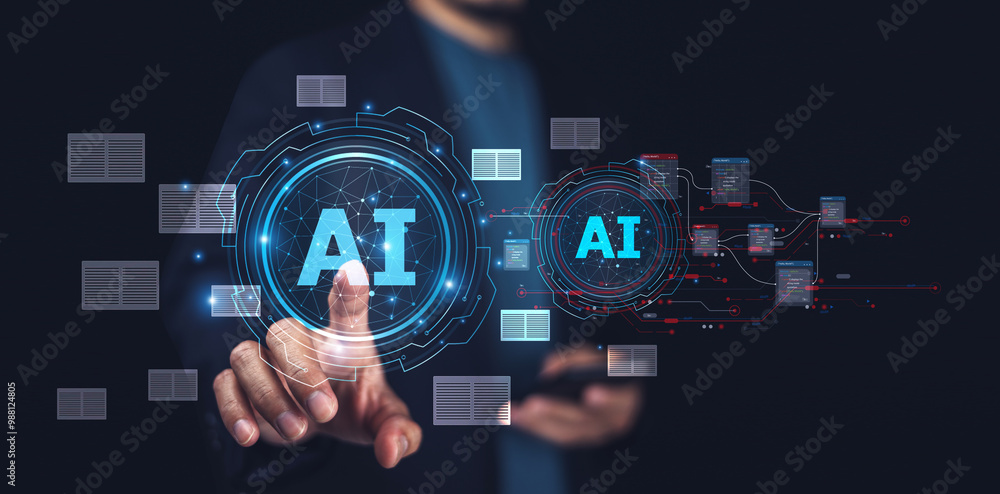 AI technology enables businessmen to streamline document management by automating data entry improving accuracy and reducing manual tasks in business operations