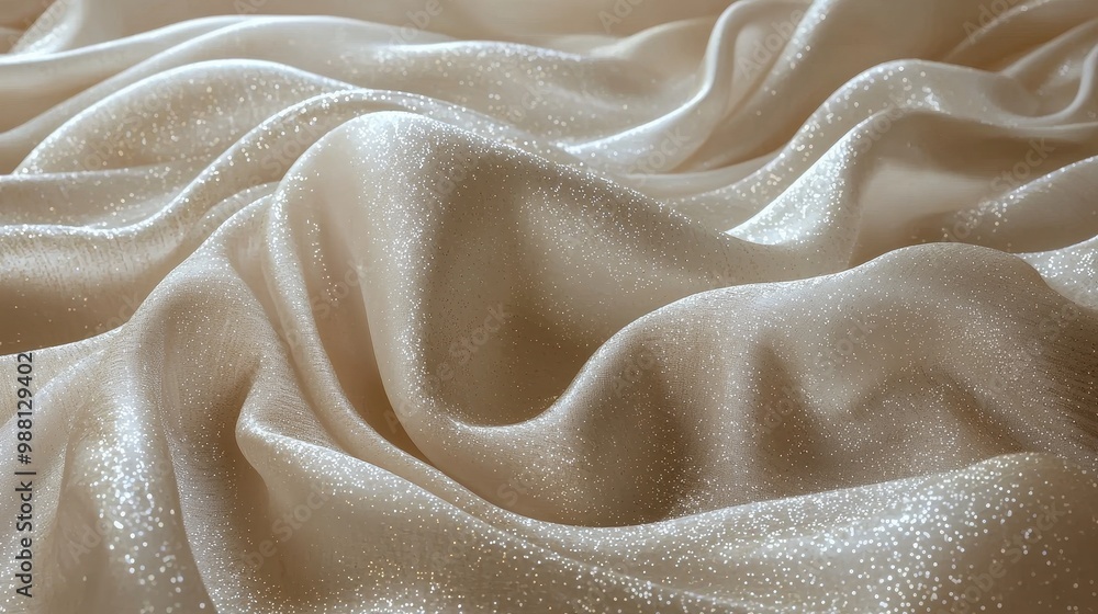White Glitter Fabric Texture Background White Glitter Fabric Texture Background