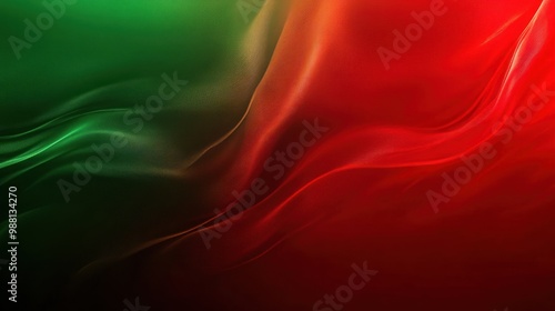 Abstract green red background
