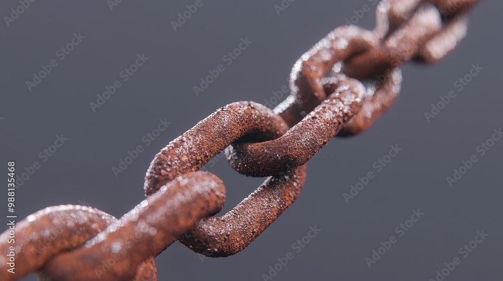 Rusty Chain Close up Macro Photography Rusty Chain Close up Macro Photography