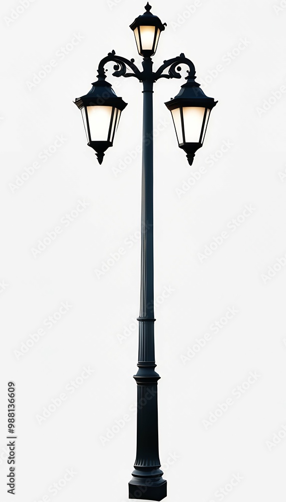 lamp street olated post background lamp post light lantern electric antique isolated retro urban vintage black decorative design metal object old style architecture city street town electricity