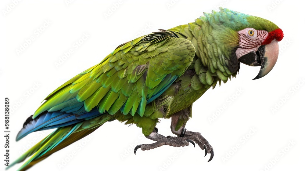 Fototapeta premium Green-winged Macaw Portrait