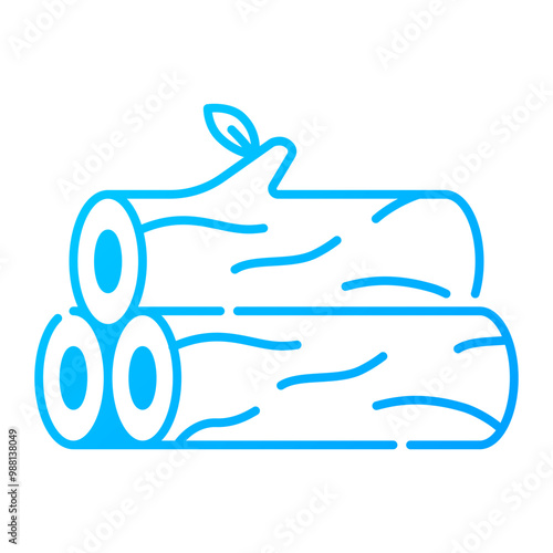 Wood icon. wood, log, forest, nature, timber, tree, lumber, trunk, material, wooden. Vector icon illustration