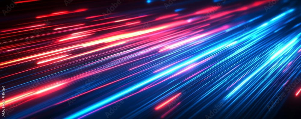 青と赤のスピードラインのダイナミックな背景 青と赤のスピードラインのダイナミックな背景