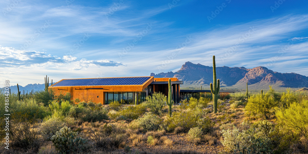 Modern Split-Level Homes with Solar Panels: Eco-Friendly Architecture in California and Arizona, Showcasing Sustainable Living Amidst Stunning Landscapes and Sunlit Environments.