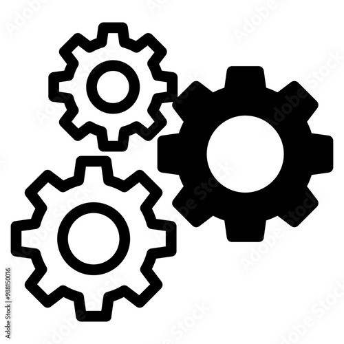 engine, gear icon