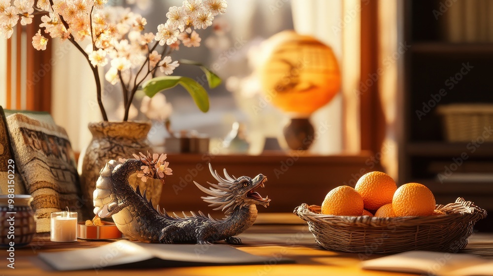 Cozy and Inviting Home Decor with Blossoms and Citrus Cozy and Inviting Home Decor with Blossoms and Citrus