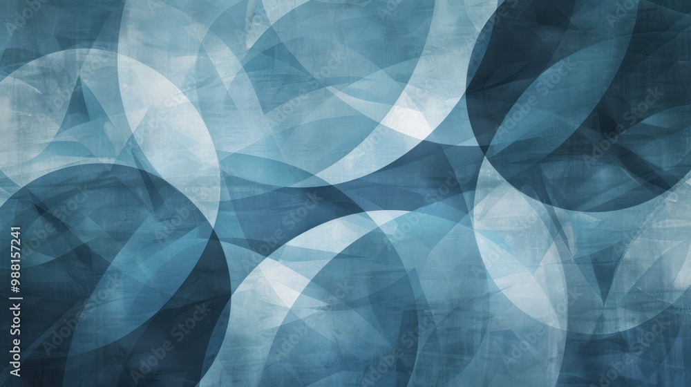 Obraz premium Abstract Blue Circles