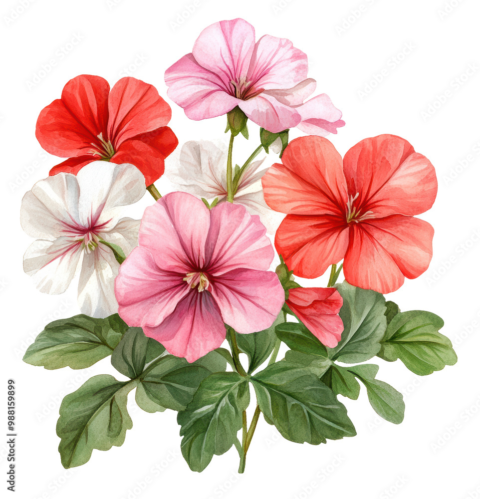 A bouquet of flowers with pink and white flowers. The flowers are arranged in a vase and are surrounded by green leaves. Scene is one of beauty and serenity A bouquet of flowers with pink and white flowers. The flowers are arranged in a vase and are surrounded by green leaves. Scene is one of beauty and serenity