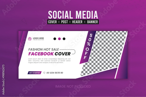 Fashion social media banner design | Facebook cover design