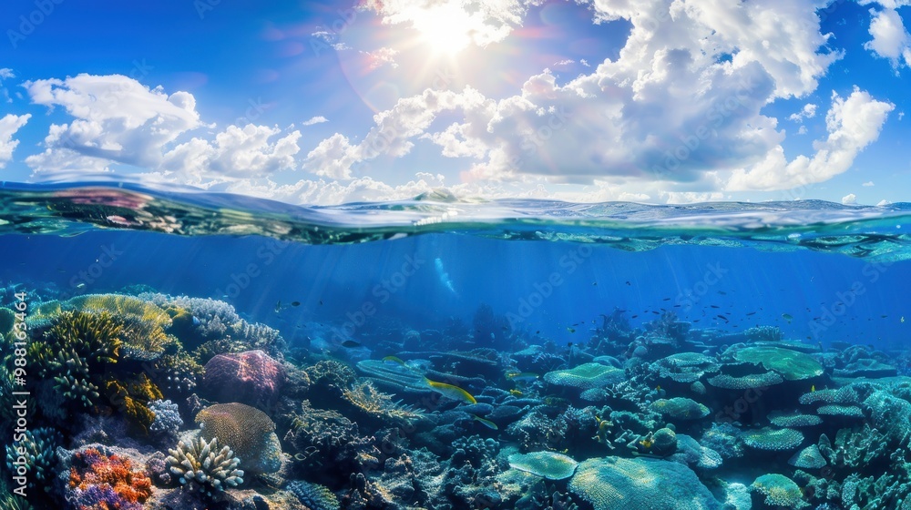 Underwater Paradise: A Glimpse into the Vibrant Coral Reef Underwater Paradise: A Glimpse into the Vibrant Coral Reef