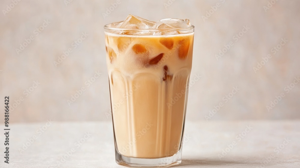 Refreshing Iced Coffee Delight with Creamy Sweetness Refreshing Iced Coffee Delight with Creamy Sweetness