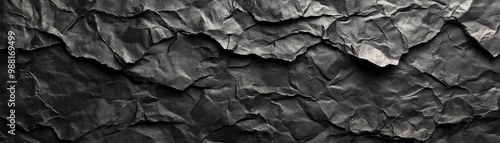 Wallpaper Mural Abstract background. Texture of folded black toner paper and overlay poster. Torontodigital.ca