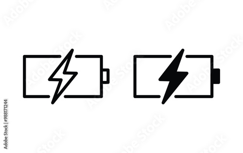 Battery charging icon