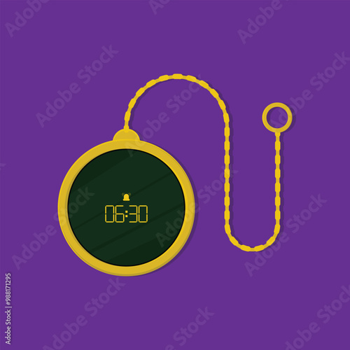 pocket watch vector illustration great for icon or logo