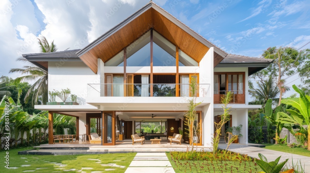 Fototapeta premium Modern Tropical Villa