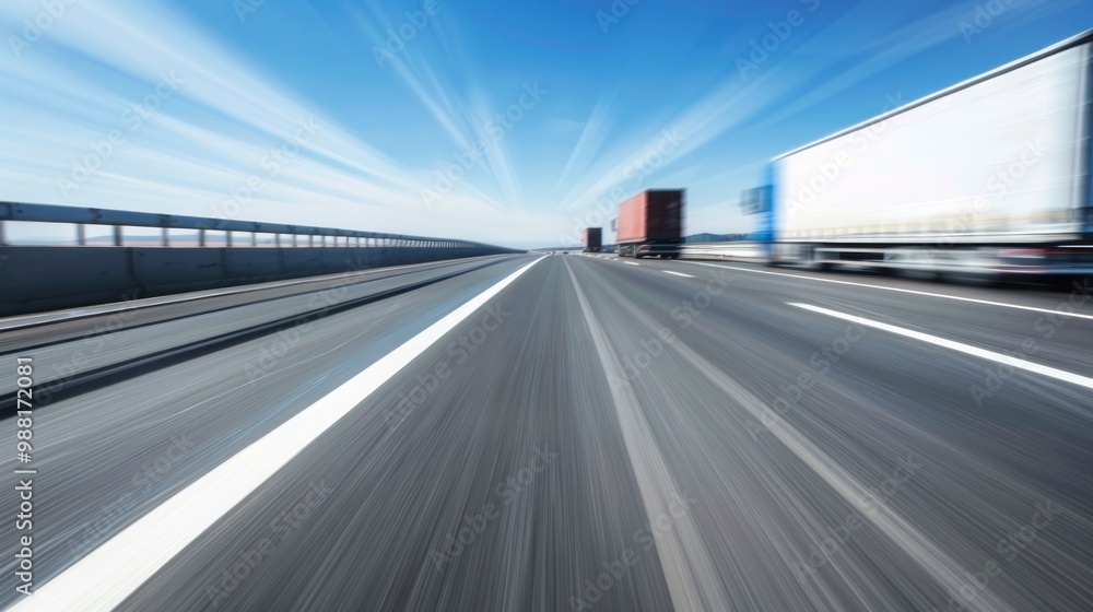Highway Blur Speed Motion Highway Blur Speed Motion