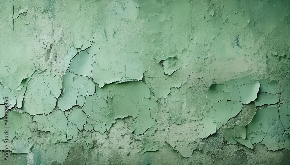 Obraz premium Aged concrete wall with peeling paint texture 