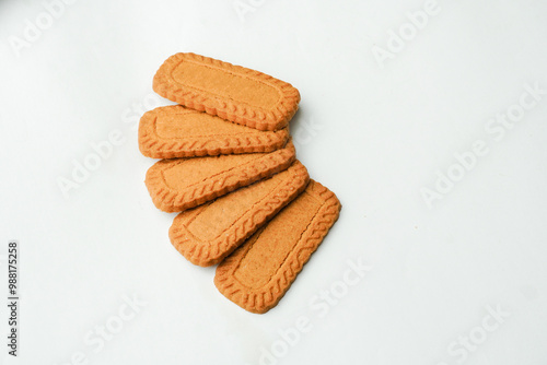 Biscuits, Lotus Biscuit, Lotus Cookies, Biscuits on white background