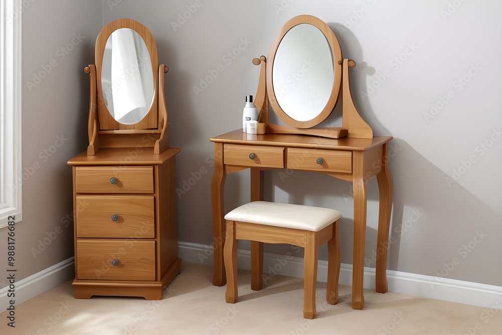 Fototapeta premium antique furniture in a room