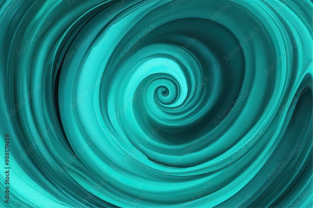 Vibrant Teal Swirl Watercolor Texture Background Design Vibrant Teal Swirl Watercolor Texture Background Design