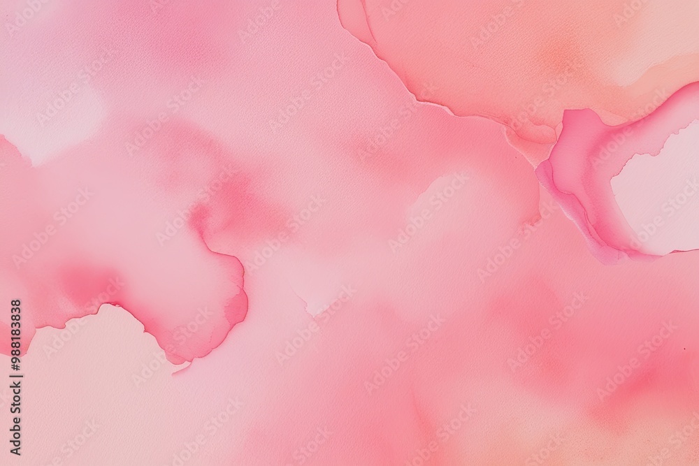 Fototapeta premium Soft Pastel Pink Watercolor Background Texture Pattern for Design Use