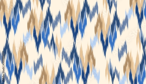 geometric ethnic vintage texture vector art design. textile fashion pattern line ikat seamless pattern and batik fabric texture asian background wallpaper geometry indian. Ethnic abstract ikat art .

